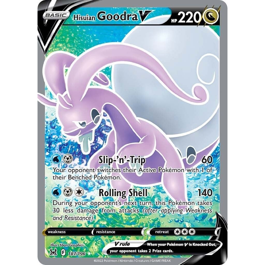 Image for Hisuian Goodra V (Full Art) (187/196) (SWSH11) - Pokemon