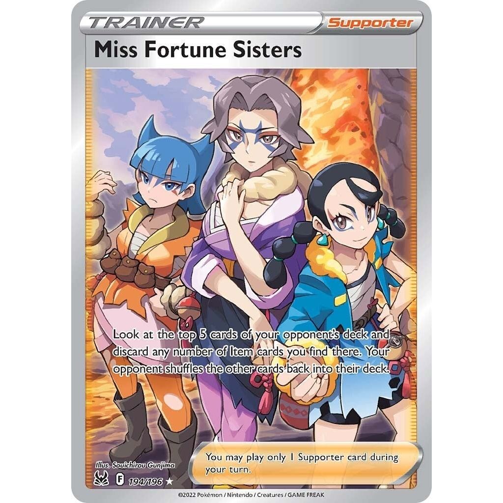 Image for Miss Fortune Sisters (Full Art) (194/196) (SWSH11) - Pokemon