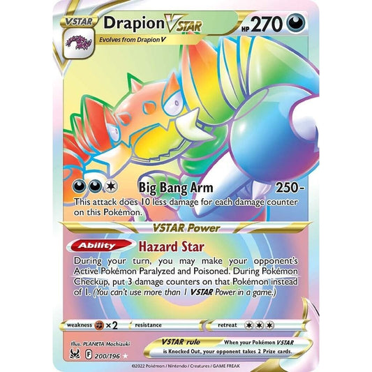 Image for Drapion VSTAR (Secret) (200/196) (SWSH11) - Pokemon