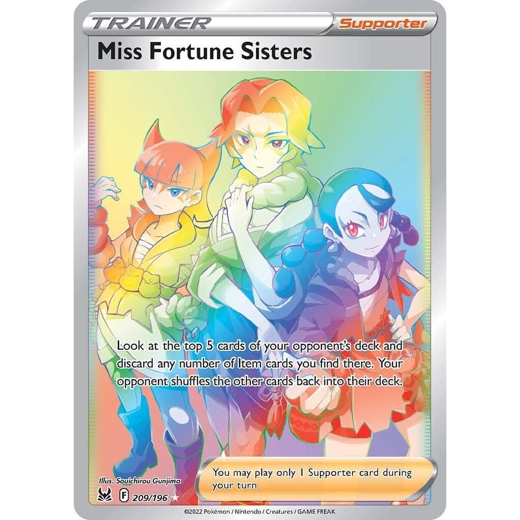 Image for Miss Fortune Sisters (Secret) (209/196) (SWSH11) - Pokemon