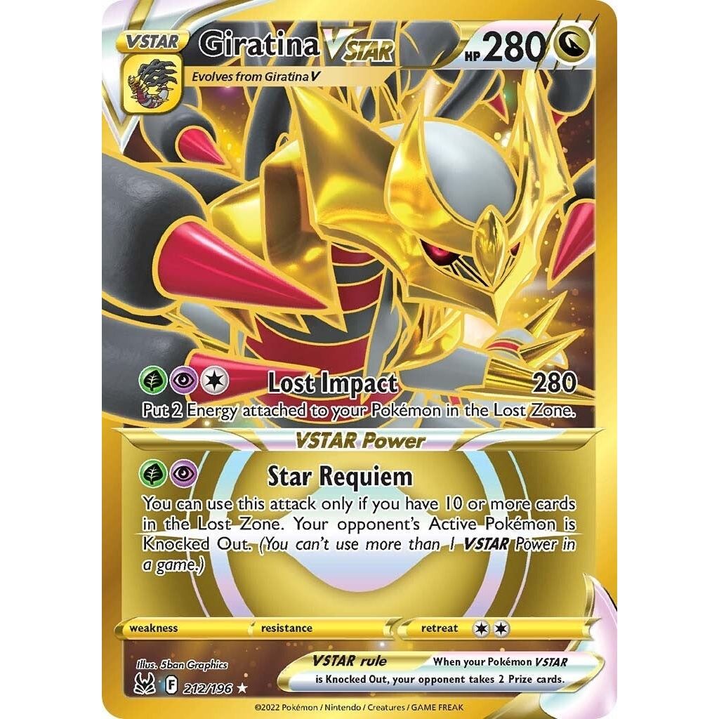 Image for Giratina VSTAR (212) (Secret) (212/196) (SWSH11) - Pokemon