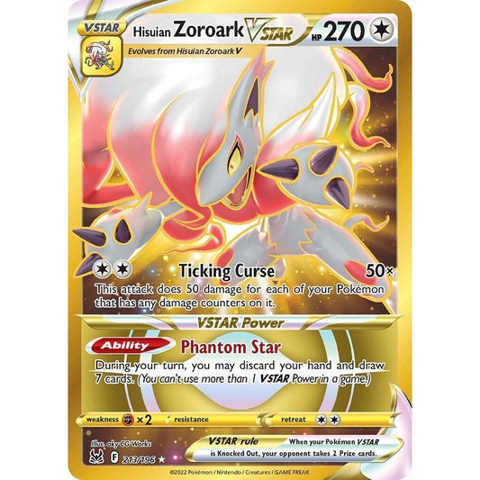 Image for Hisuian Zoroark VSTAR (213) (Secret) (213/196) (SWSH11) - Pokemon