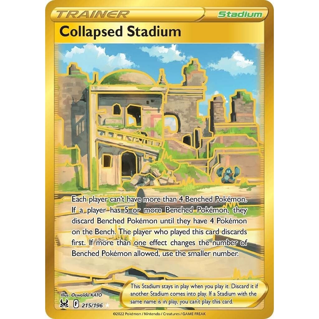 Image for Collapsed Stadium (Secret) (215/196) (SWSH11) - Pokemon