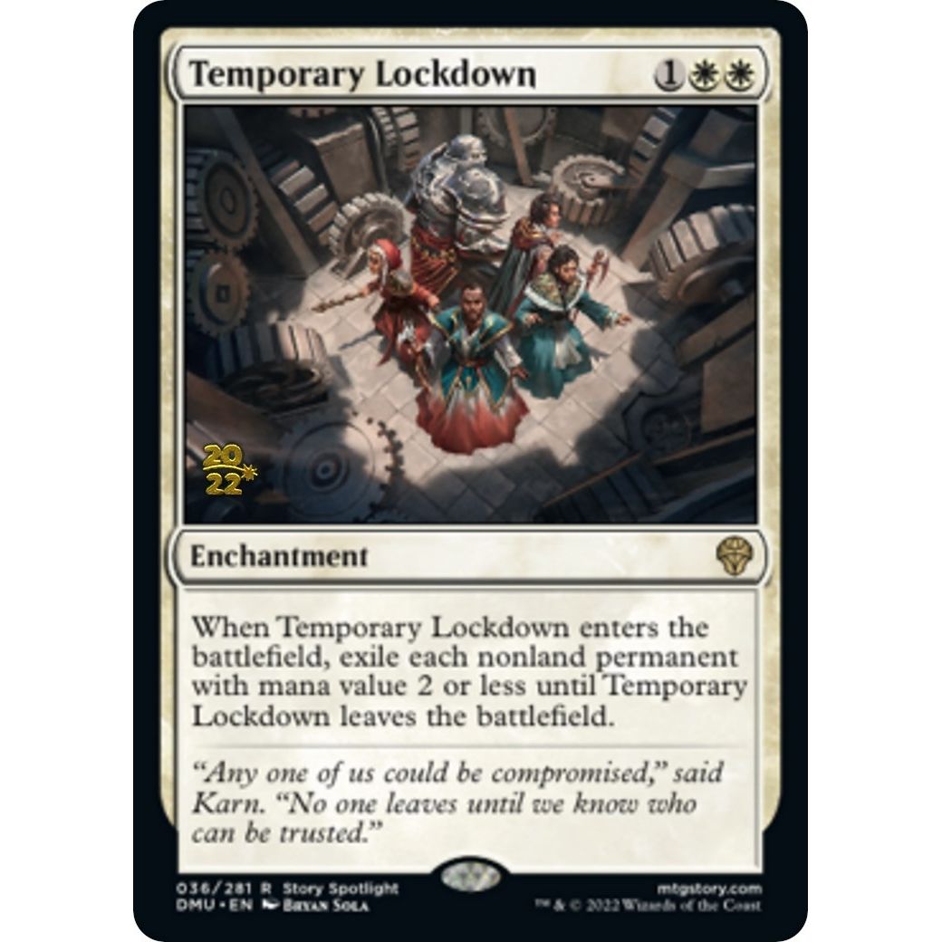 Image for Temporary Lockdown (36) (PRE) - Magic: The Gathering