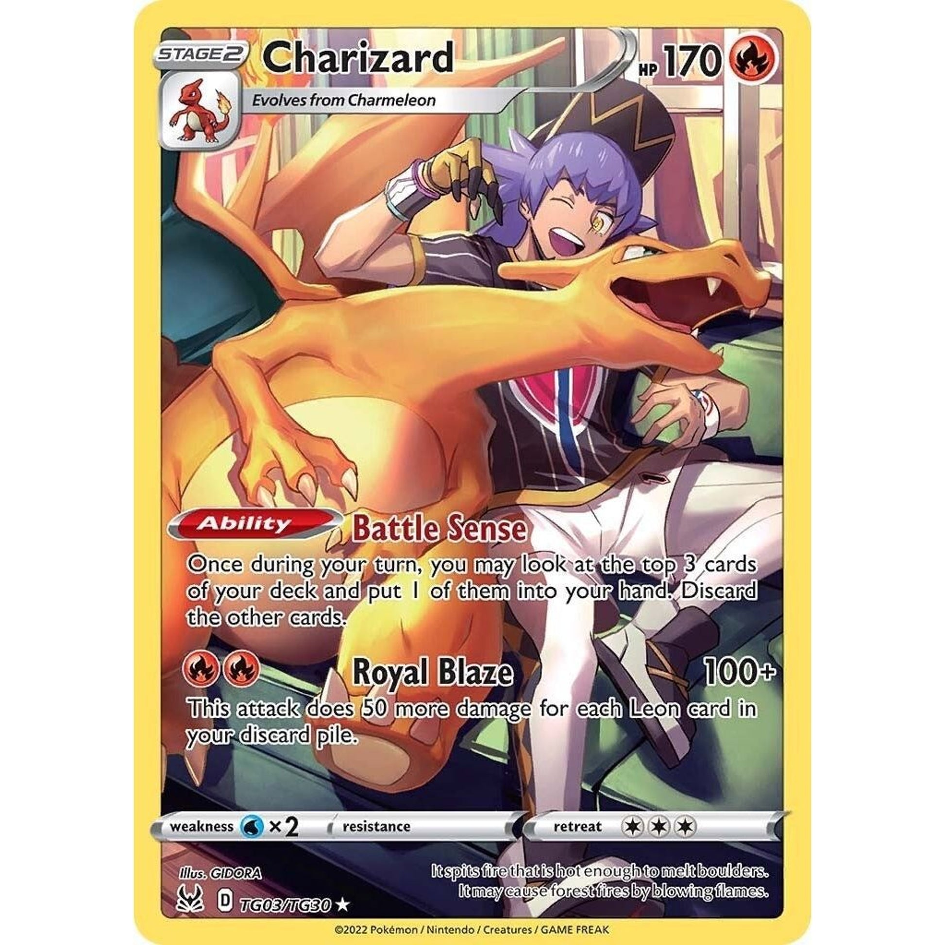 Image for Charizard (TG03/TG30) (SWSH11: TG) - Pokemon