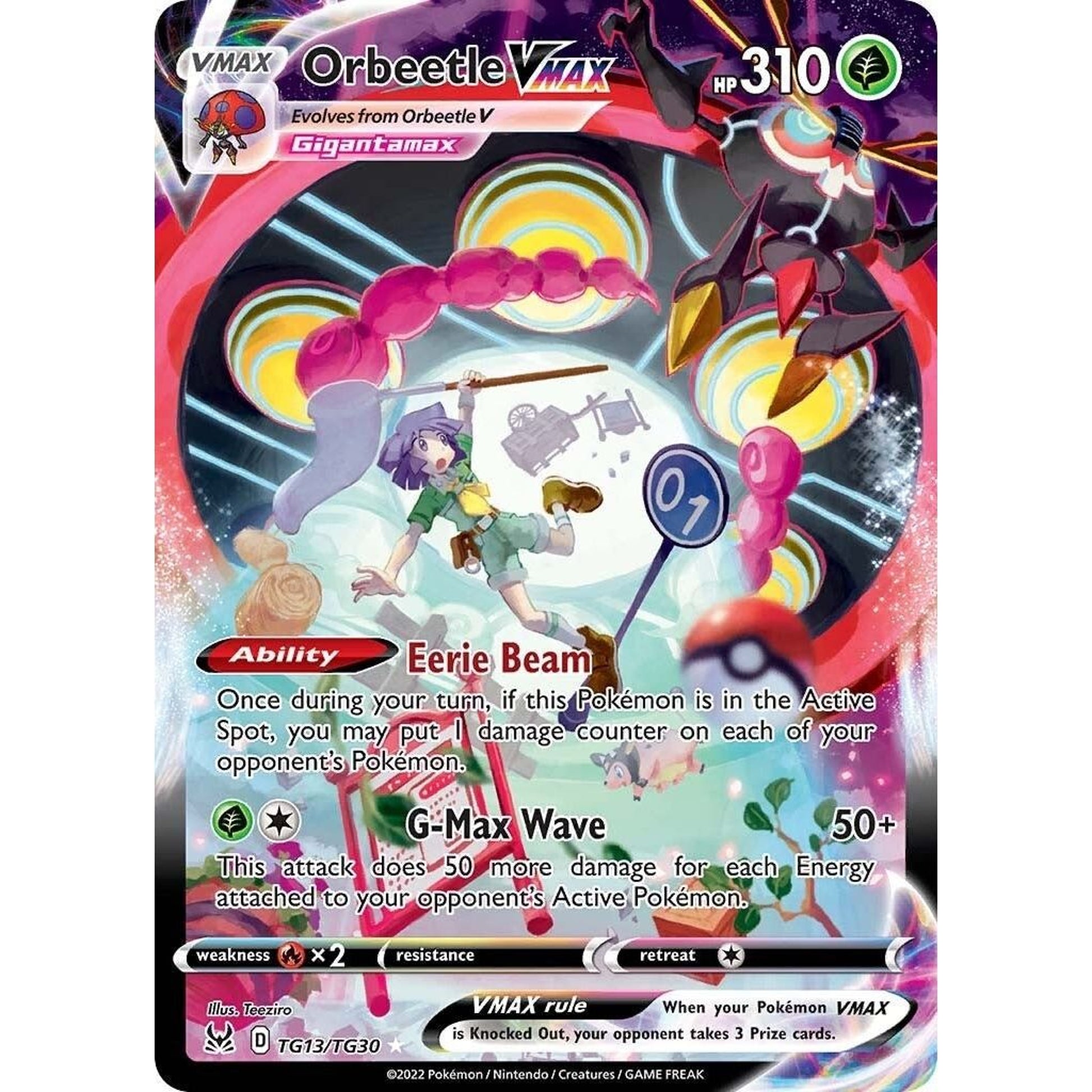 Image for Orbeetle VMAX (TG13/TG30) (SWSH11: TG) - Pokemon