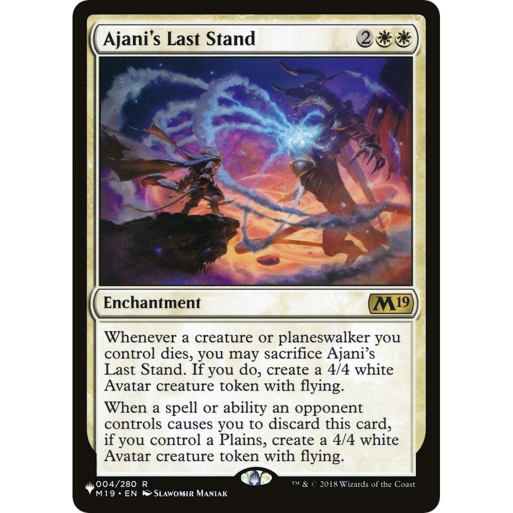 Image for Ajani's Last Stand (004/280) (LIST) - Magic: The Gathering