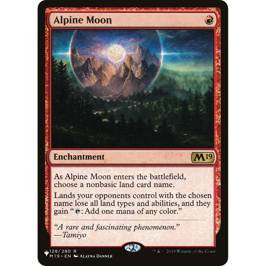 Image for Alpine Moon (128/280) (LIST) - Magic: The Gathering