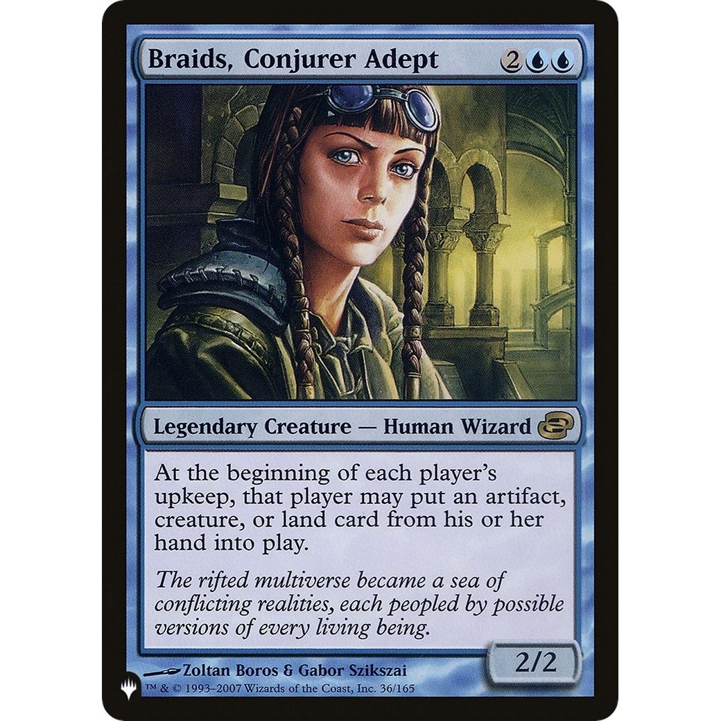 Image for Braids, Conjurer Adept (36/165) (LIST) - Magic: The Gathering