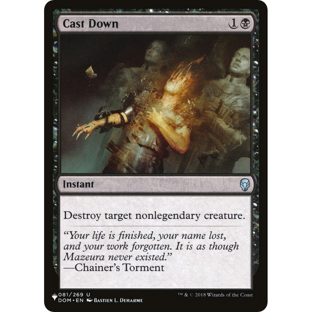 Image for Cast Down (DOM) (081/269) (LIST) - Magic: The Gathering