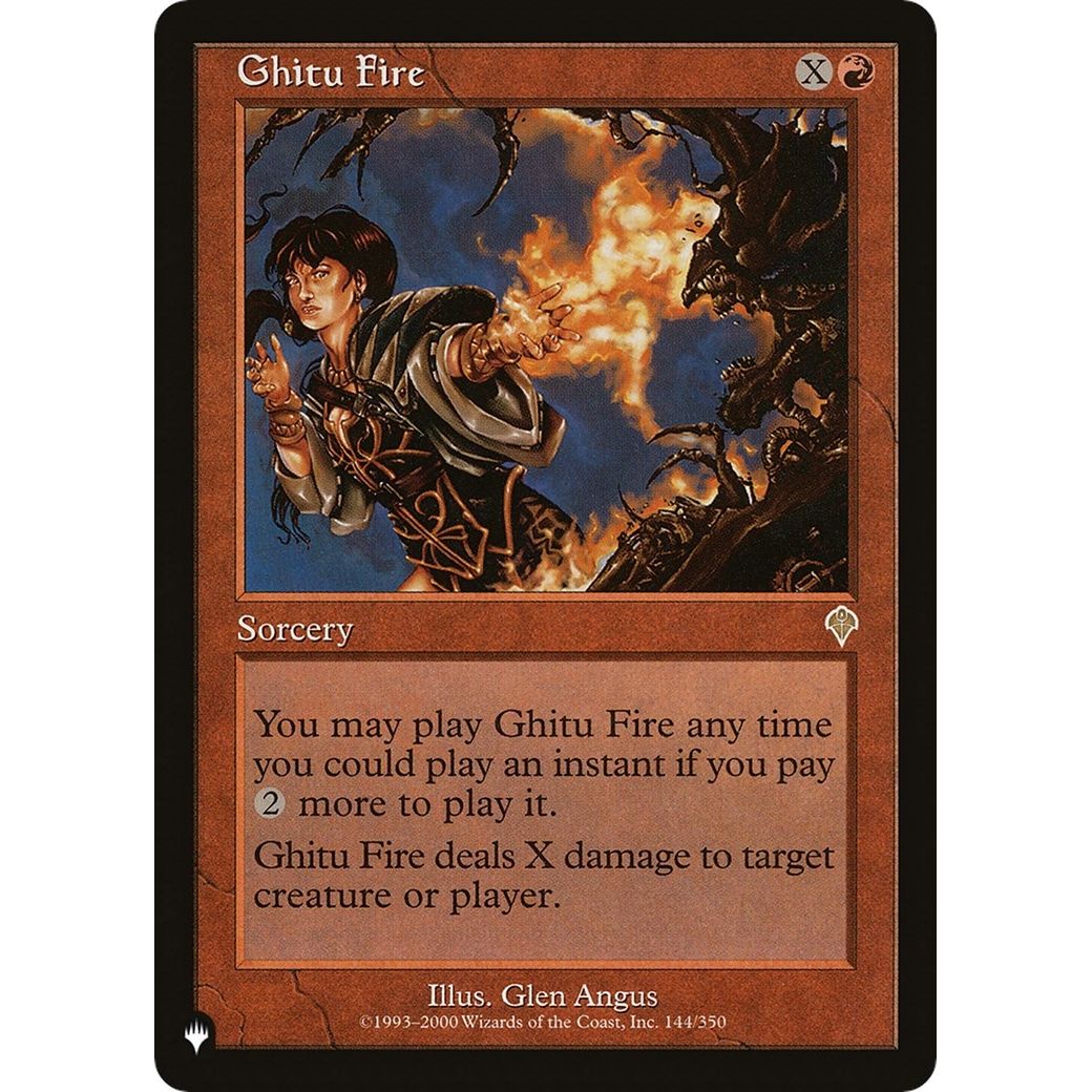 Image for Ghitu Fire (144/350) (LIST) - Magic: The Gathering