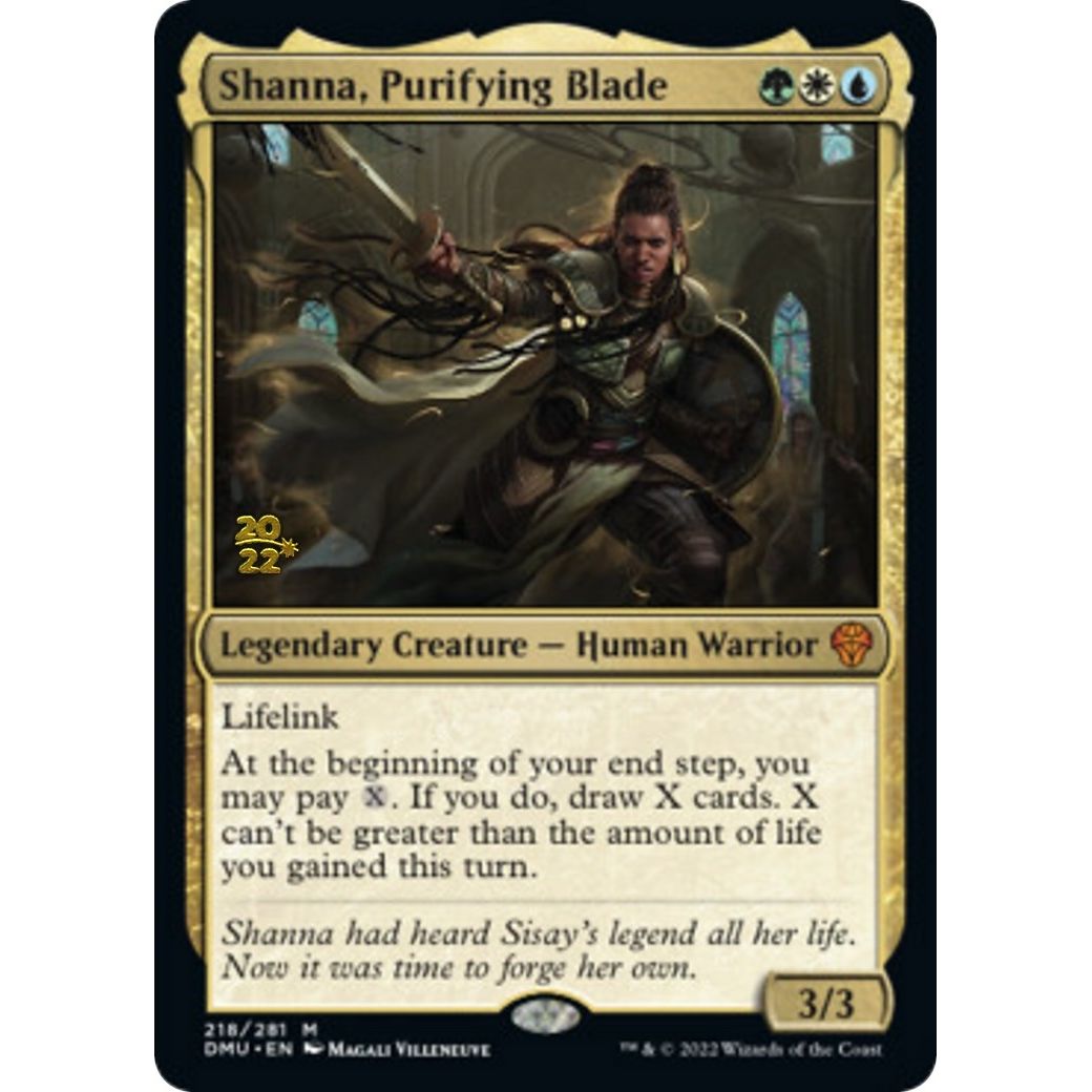 Image for Shanna, Purifying Blade (218) (PRE) - Magic: The Gathering