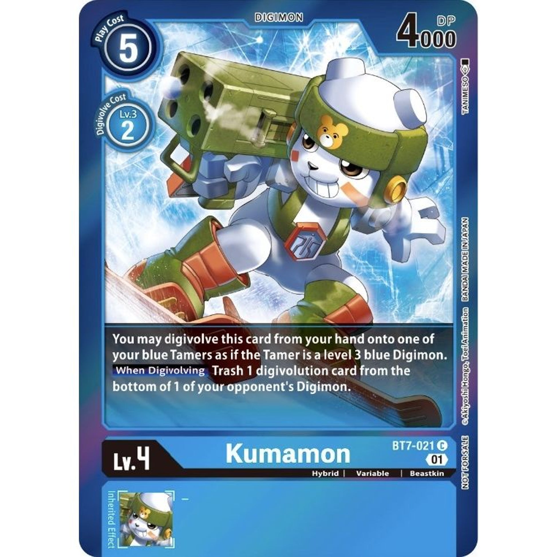 Image for Kumamon (Event Pack 3) (BT7-021 C) (BT07) - Digimon Card Game
