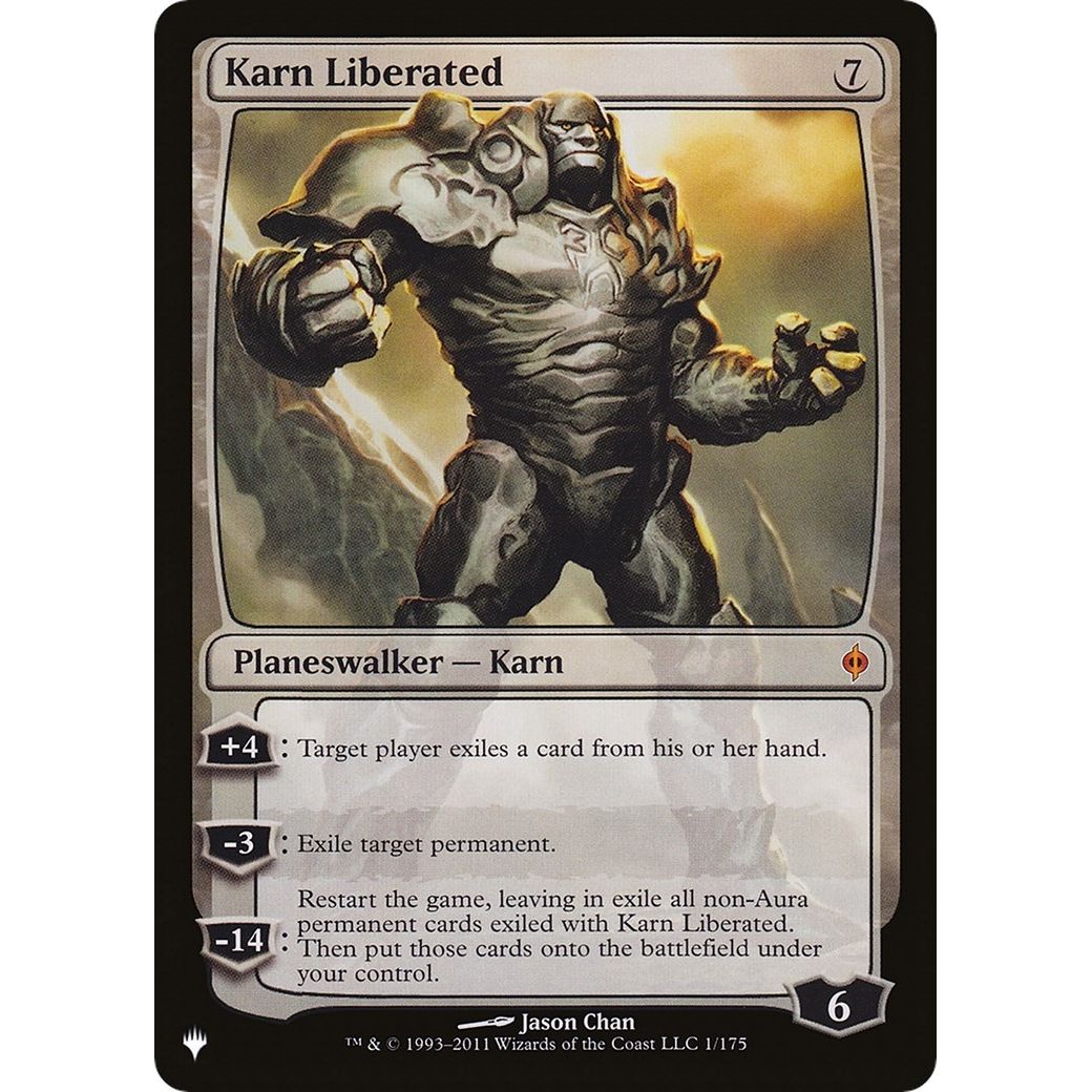 Image for Karn Liberated (1/175) (LIST) - Magic: The Gathering
