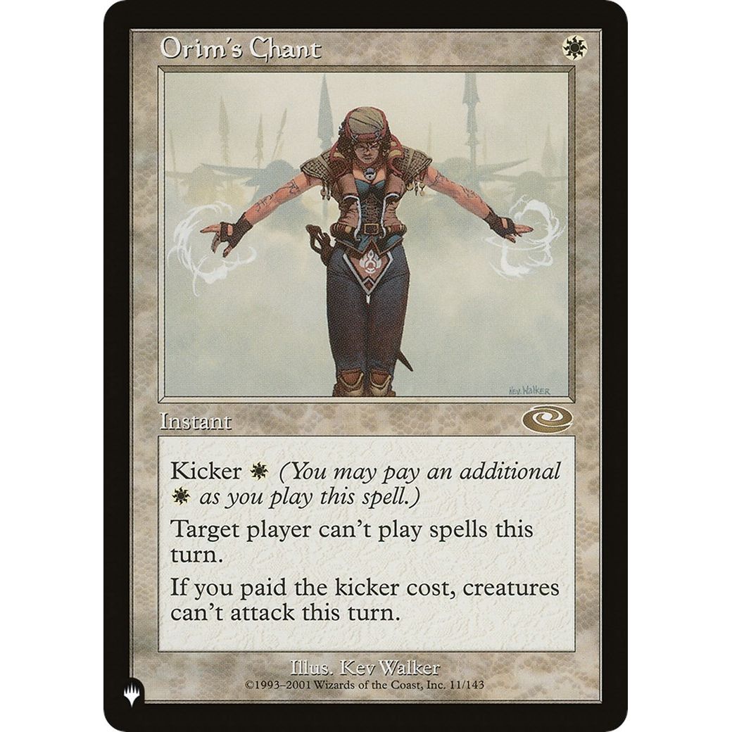 Image for Orim's Chant (11/143) (LIST) - Magic: The Gathering