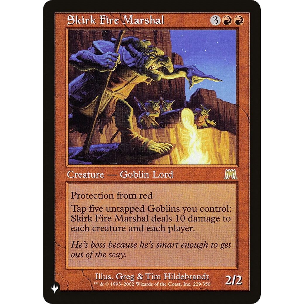 Image for Skirk Fire Marshal (229/350) (LIST) - Magic: The Gathering