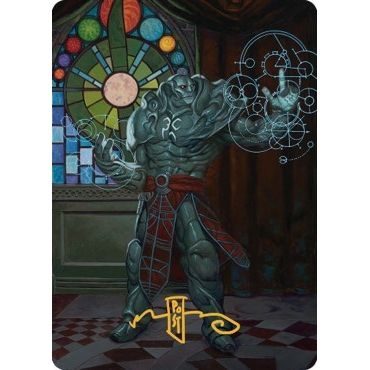 Image for Karn, Living Legacy Art Card (2/81) (Gold-Stamped Signature) (2) (ASDMU) - Magic: The Gathering