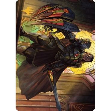 Image for Benalish Sleeper Art Card (Gold-Stamped Signature) (4) (ASDMU) - Magic: The Gathering