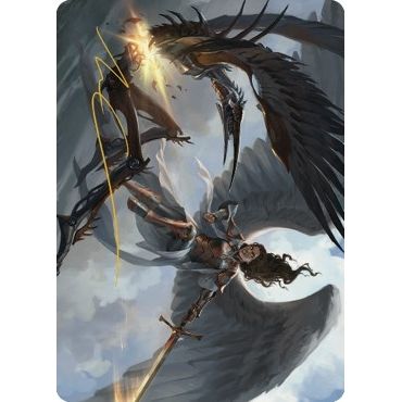 Image for Destroy Evil Art Card (Gold-Stamped Signature) (7) (ASDMU) - Magic: The Gathering