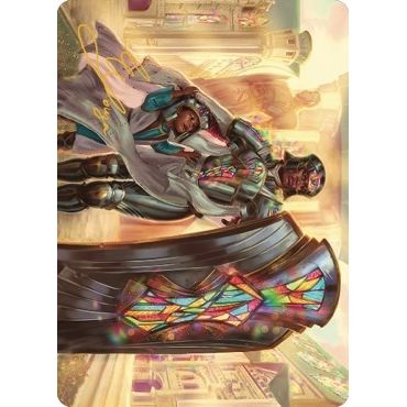 Image for Guardian of New Benalia Art Card (Gold-Stamped Signature) (8) (ASDMU) - Magic: The Gathering