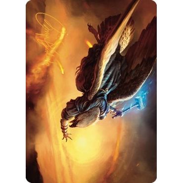 Image for Battlewing Mystic Art Card (Gold-Stamped Signature) (14) (ASDMU) - Magic: The Gathering