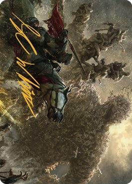 Image for Writhing Necromass Art Card (Gold-Stamped Signature) (27) - Magic: The Gathering