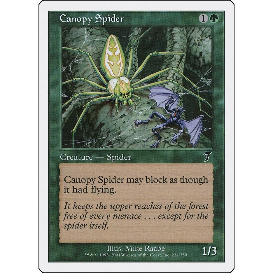 Image for Canopy Spider (234) (7ED) - Magic: The Gathering