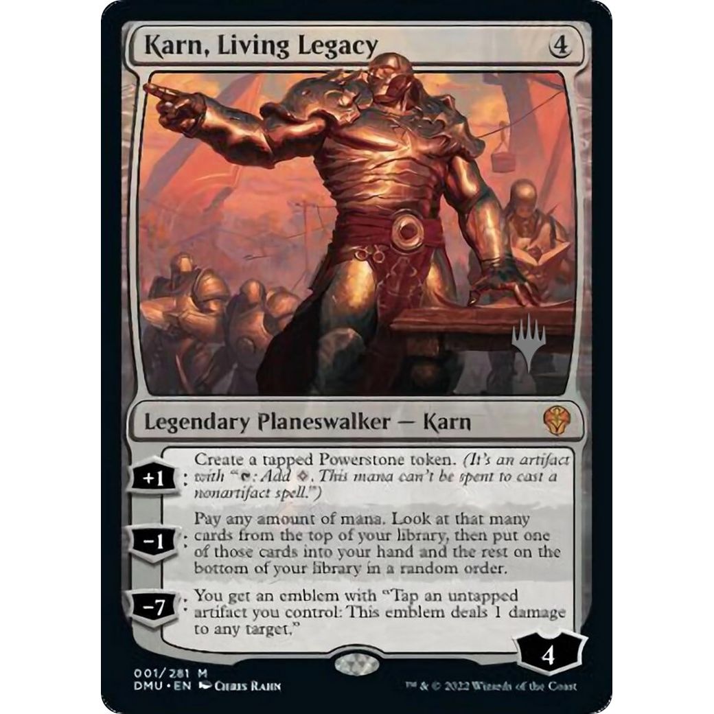 Image for Karn, Living Legacy (1) (PPDMU) - Magic: The Gathering