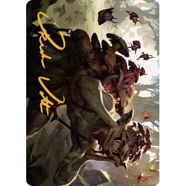 Image for Sprouting Goblin Art Card (Gold-Stamped Signature) (38) (ASDMU) - Magic: The Gathering
