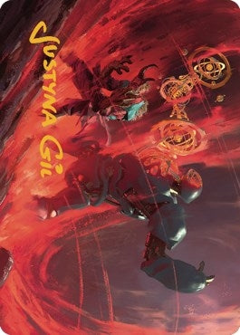 Image for Twinferno Art Card (Gold-Stamped Signature) (39) - Magic: The Gathering