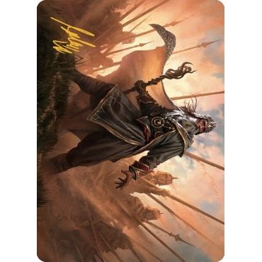 Image for Hazezon, Shaper of Sand Art Card (Gold-Stamped Signature) (46) (ASDMU) - Magic: The Gathering