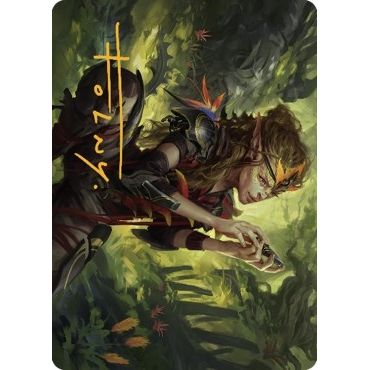 Image for Meria, Scholar of Antiquity Art Card (Gold-Stamped Signature) (50) (ASDMU) - Magic: The Gathering