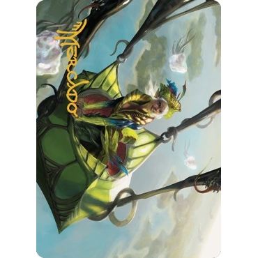 Image for Nael, Avizoa Aeronaut Art Card (Gold-Stamped Signature) (51) (ASDMU) - Magic: The Gathering