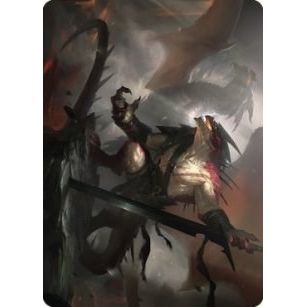 Image for Rivaz of the Claw Art Card (53) (ASDMU) - Magic: The Gathering
