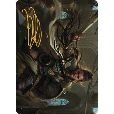 Image for Shanna, Purifying Blade Art Card (55/81) (Gold-Stamped Signature) (55) (ASDMU) - Magic: The Gathering
