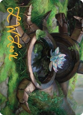 Image for Timeless Lotus Art Card (Gold-Stamped Signature) (57) - Magic: The Gathering