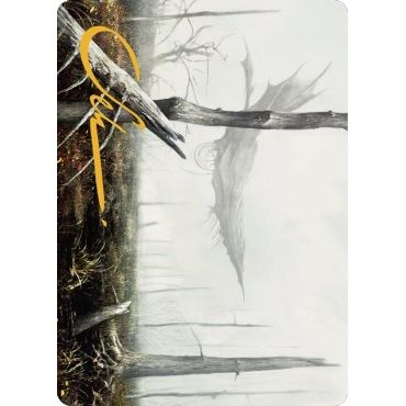 Image for Swamp Art Card (Gold-Stamped Signature) (64) (ASDMU) - Magic: The Gathering