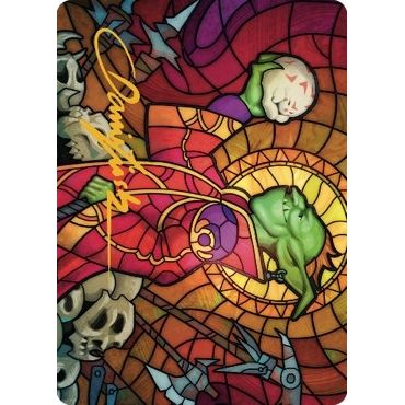 Image for Squee, Dubious Monarch Art Card (Gold-Stamped Signature) (67) (ASDMU) - Magic: The Gathering