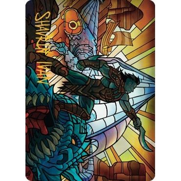 Image for Astor, Bearer of Blades Art Card (Gold-Stamped Signature) (68) (ASDMU) - Magic: The Gathering