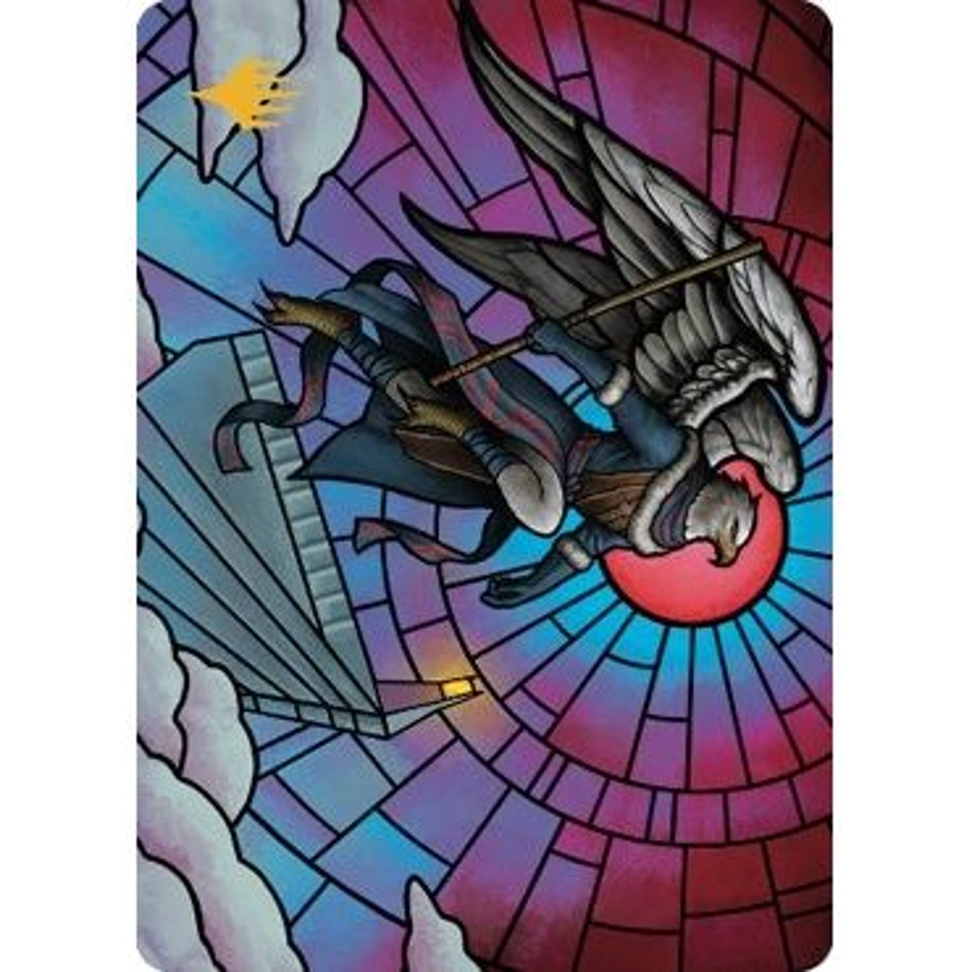 Image for Balmor, Battlemage Captain Art Card (69/81) (Gold-Stamped Signature) (69) (ASDMU) - Magic: The Gathering
