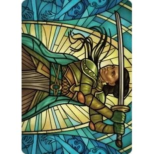 Image for Shanna, Purifying Blade Art Card (77/81) (77) (ASDMU) - Magic: The Gathering