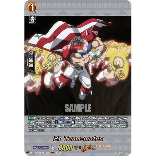 Image for 21 Team-mates (SKR) (D-TB03/SKR115EN) (D-TB03) - Cardfight Vanguard