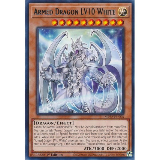 Image for Armed Dragon LV10 White (MP22-EN005) (MP22) - YuGiOh