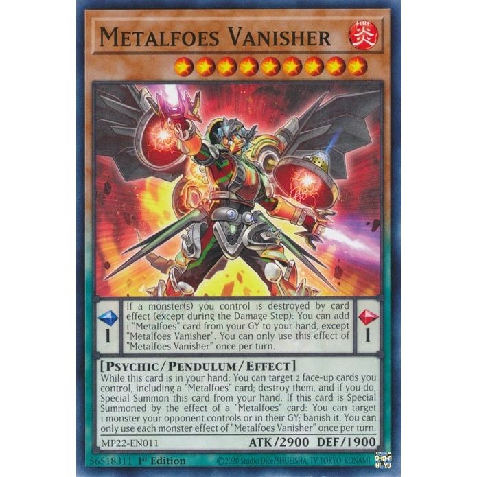 Image for Metalfoes Vanisher (MP22-EN011) (MP22) - YuGiOh
