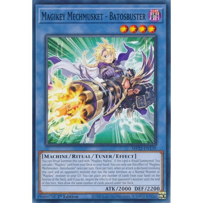 Image for Magikey Mechmusket - Batosbuster (MP22-EN139) (MP22) - YuGiOh