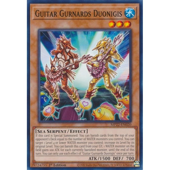 Image for Guitar Gurnards Duonigis (MP22-EN020) (MP22) - YuGiOh