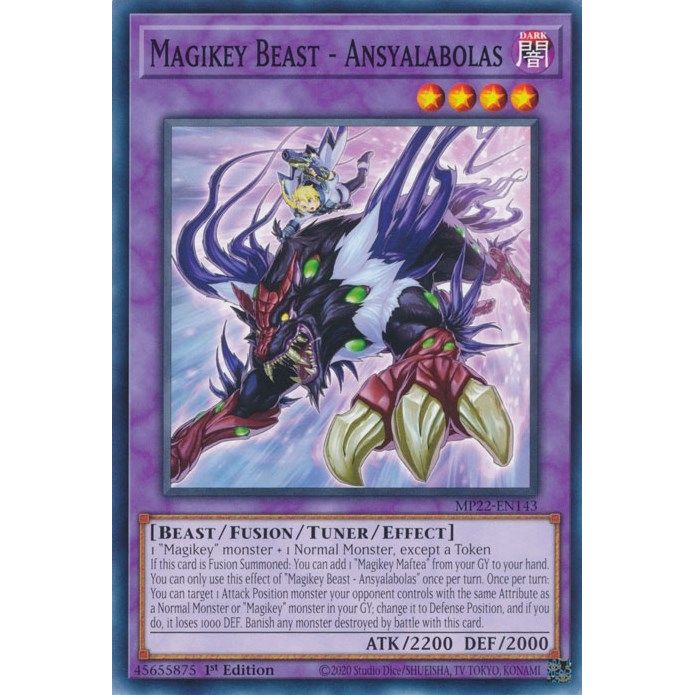 Image for Magikey Beast - Ansyalabolas (MP22-EN143) (MP22) - YuGiOh