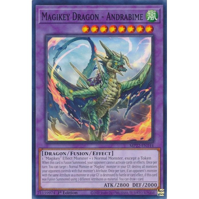 Image for Magikey Dragon - Andrabime (MP22-EN144) (MP22) - YuGiOh
