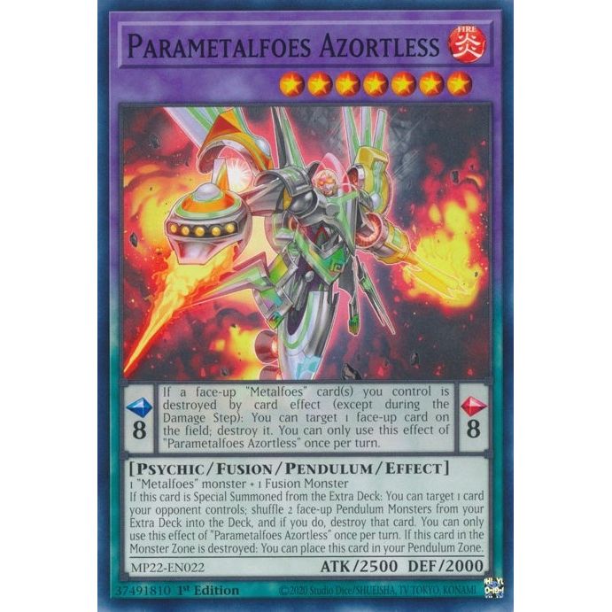 Image for Parametalfoes Azortless (MP22-EN022) (MP22) - YuGiOh