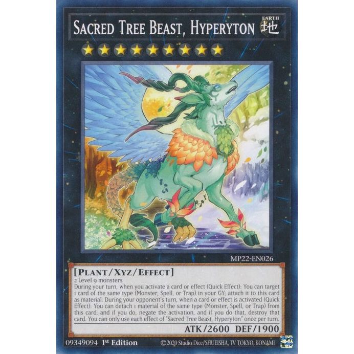 Image for Sacred Tree Beast, Hyperyton (MP22-EN026) (MP22) - YuGiOh